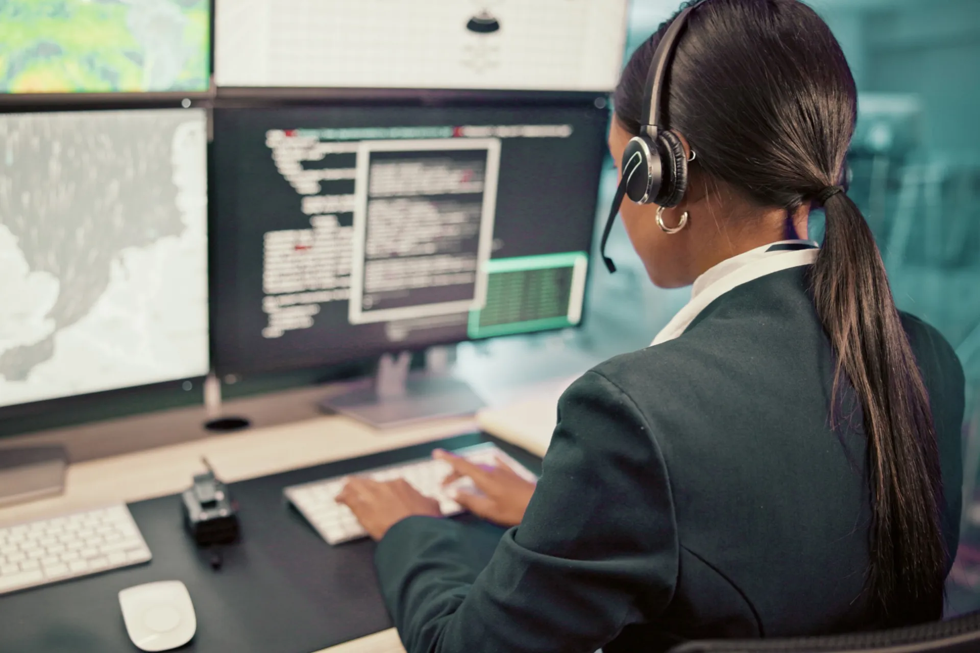 Team member doing Dispatch